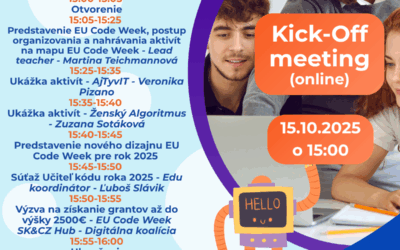 Pripojte sa na Kick-Off meeting EU Code Week SK&CZ