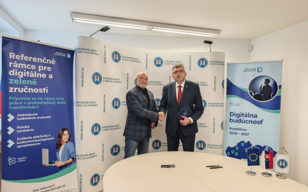 Mestá a obce Slovenska sa zapájajú do posilňovania digitálnych a zelených zručností