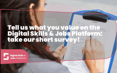 Povedzte nám, čo si na Digital Skills & Jobs Platform ceníte: vyplňte náš krátky prieskum!
