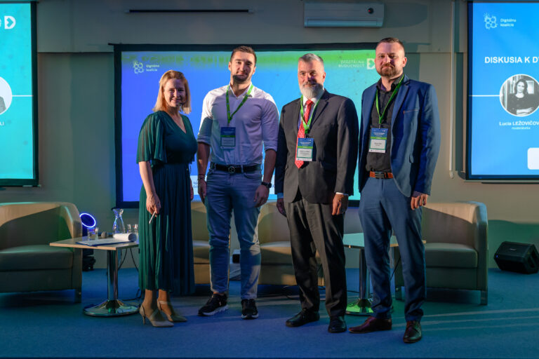 účastníci diskusie, Digitálna budúcnosť, Banská Bystrica 21.5.2026