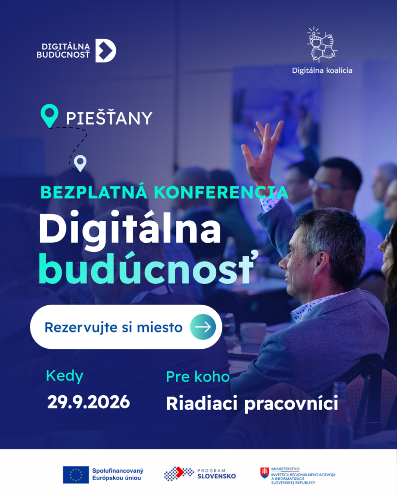konferencia Digitálna budúcnosť Pieštany 29.9.2026