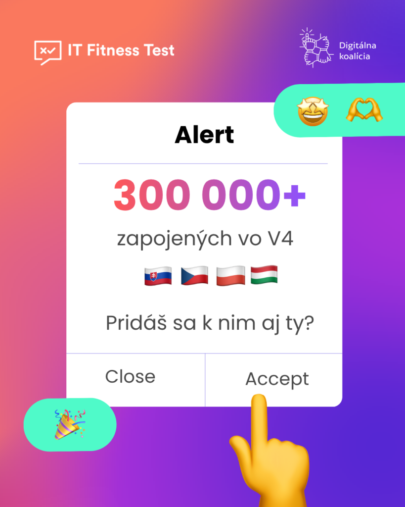 300 000 zapojených do IT Fitness Testu